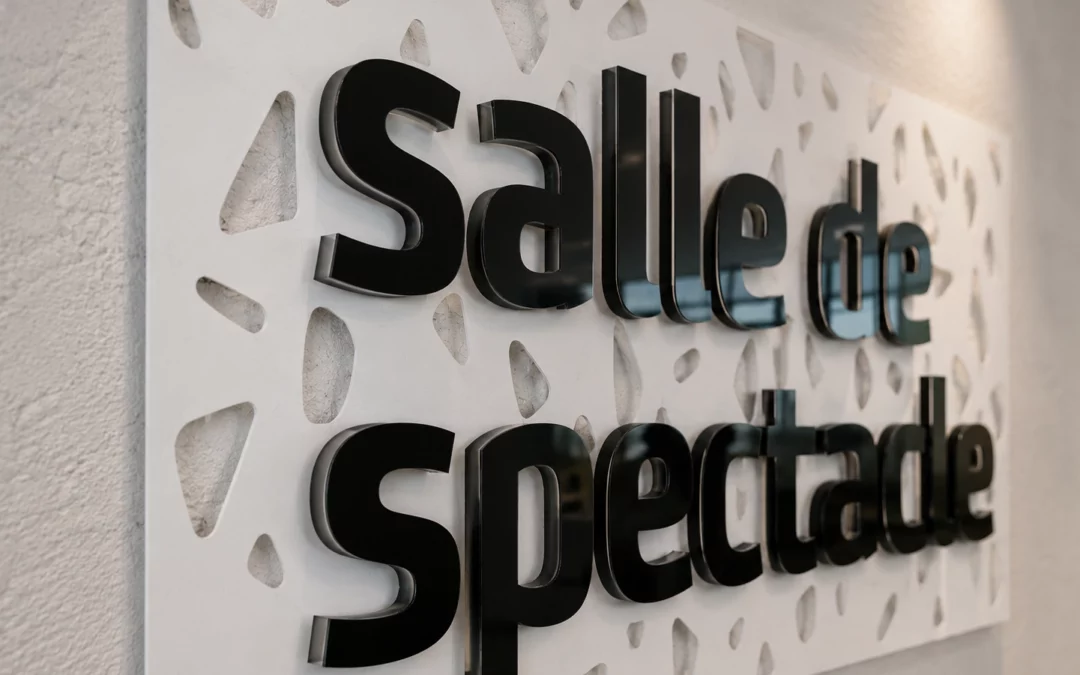 Lettres en plexiglas