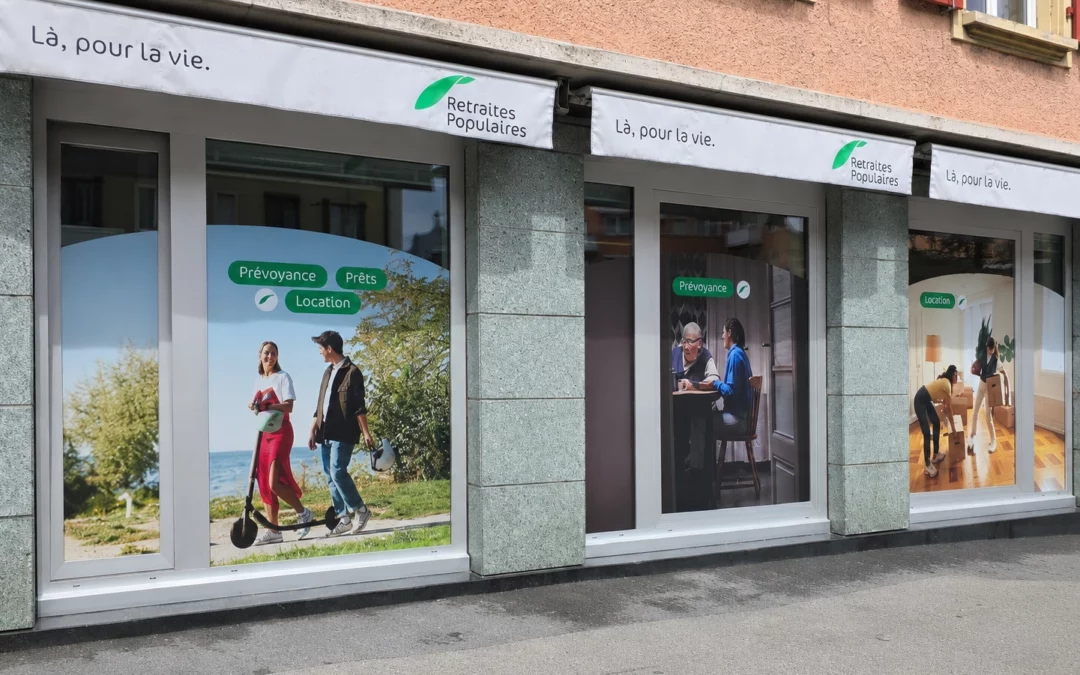 Habillage de vitrine