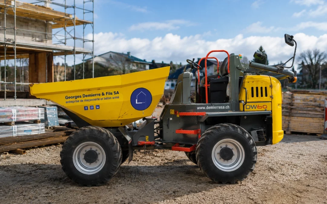 Marquage machines de chantier