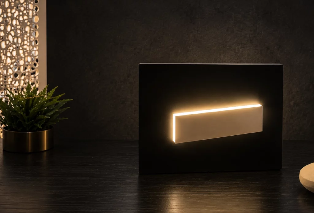 Objet décoratif lumineux LED sur mesure pour décoration intérieure et signalétique design